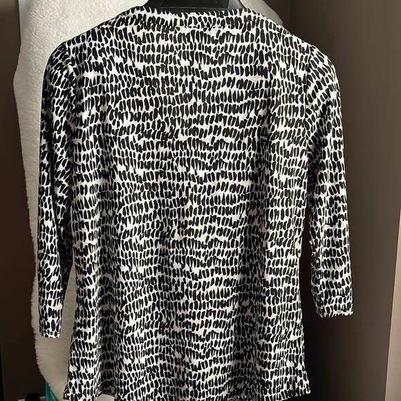 Anne Klein print blouse - Picture 3 of 4